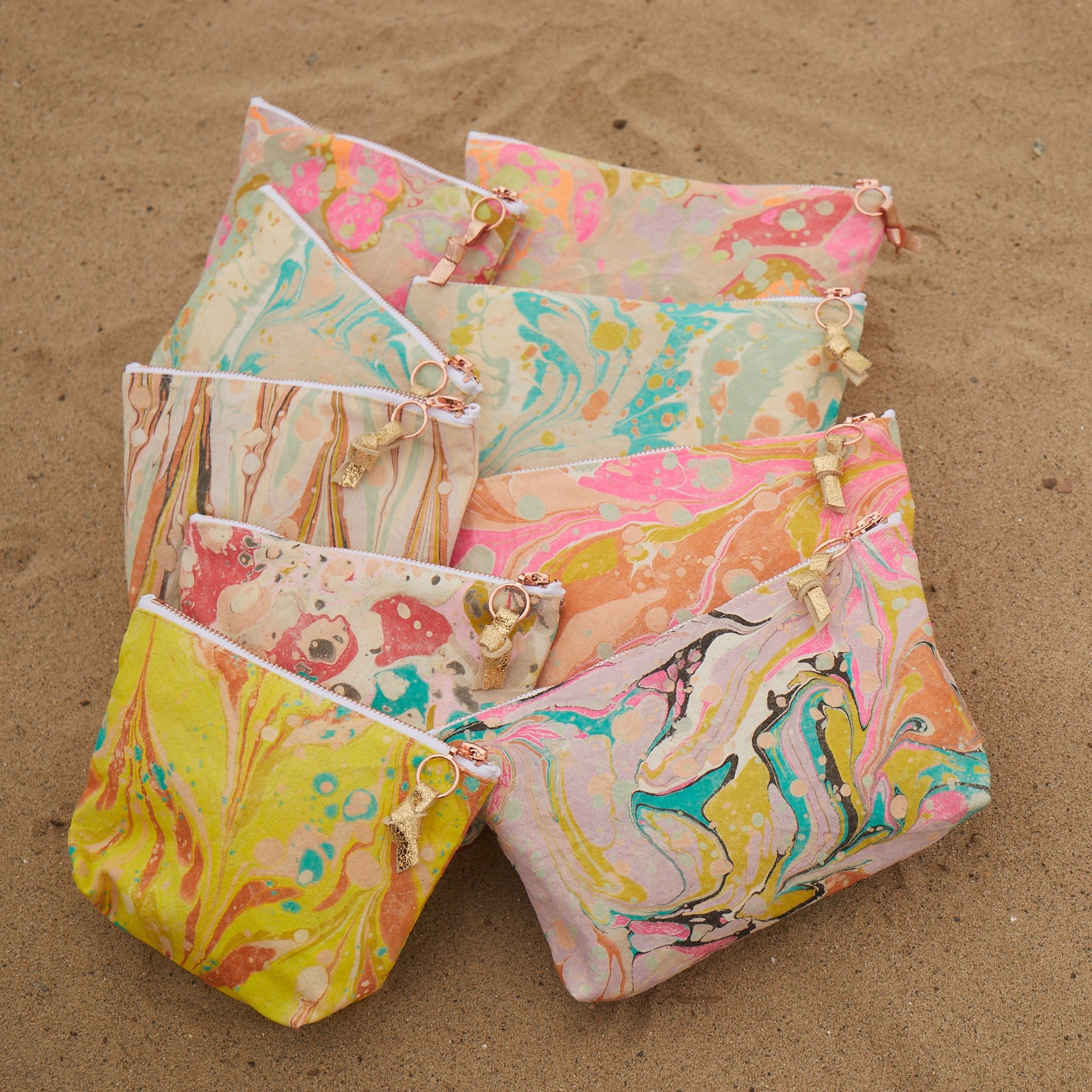 Astral Marbled Pouch Tahitian Large