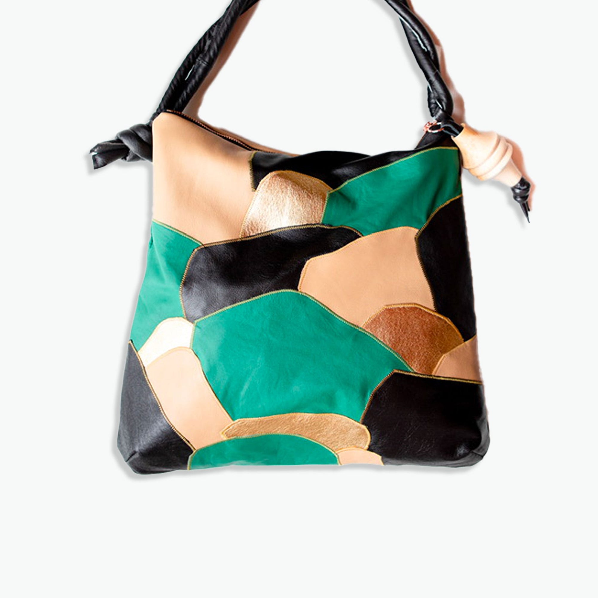 Patchwork Rolan Hobo Bag "Camo"