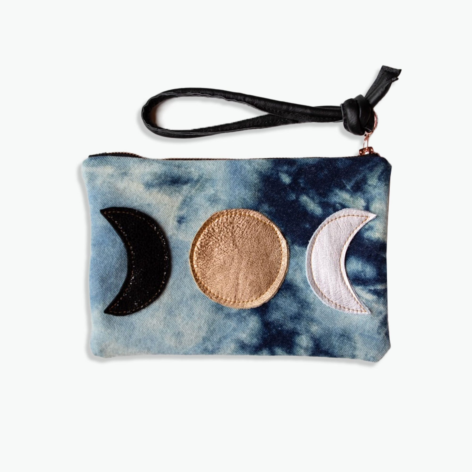 Abundance Clutch Denim Moons