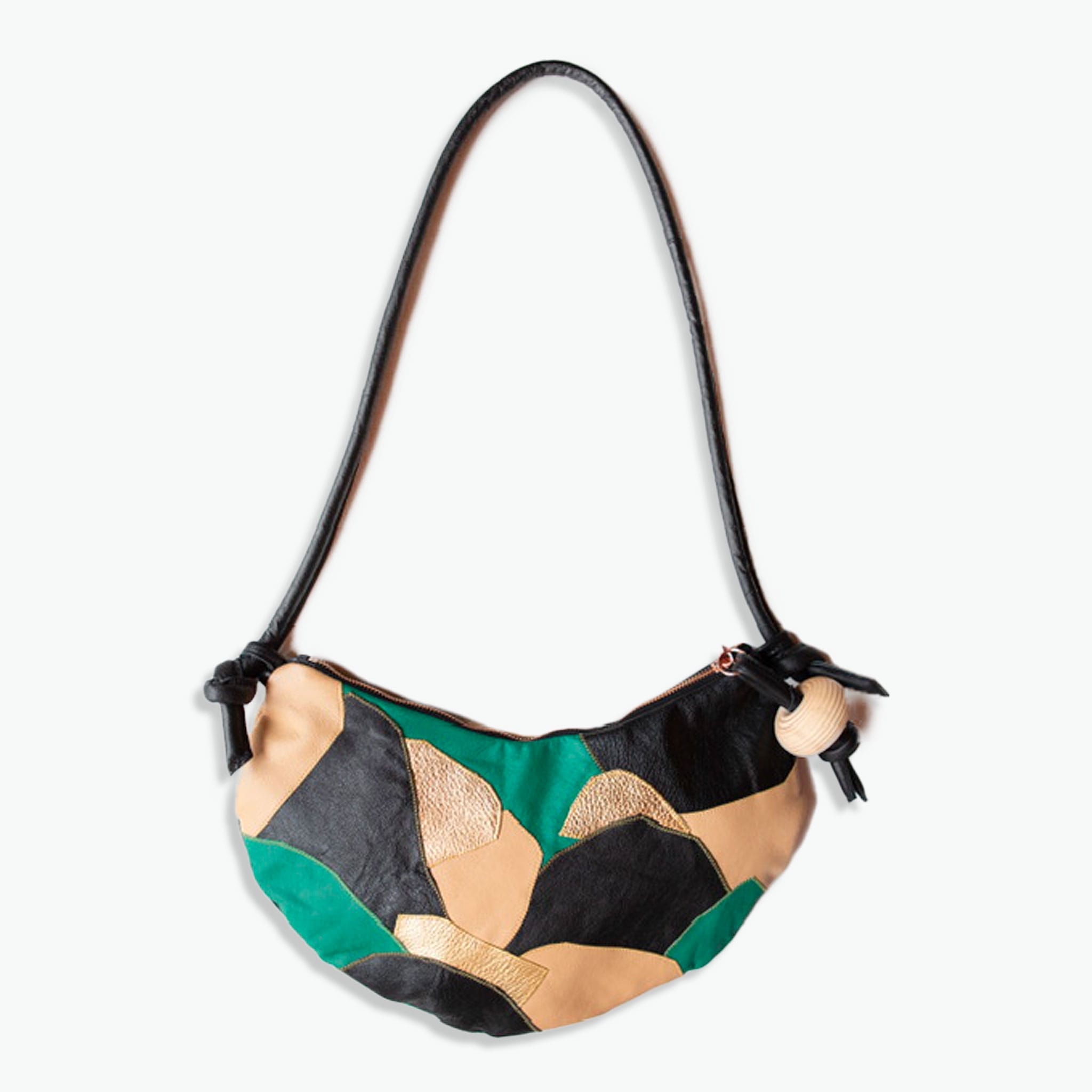 Patchwork "camo" Saddle Bag – Love Mert