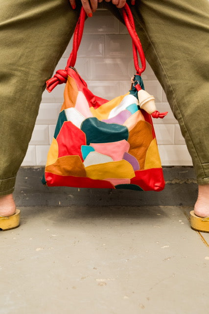 Patchwork Rolan Hobo Bag "Confetti"