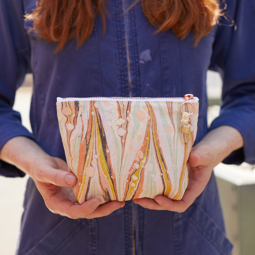 Large Astral Marble Pouches By Love Mert