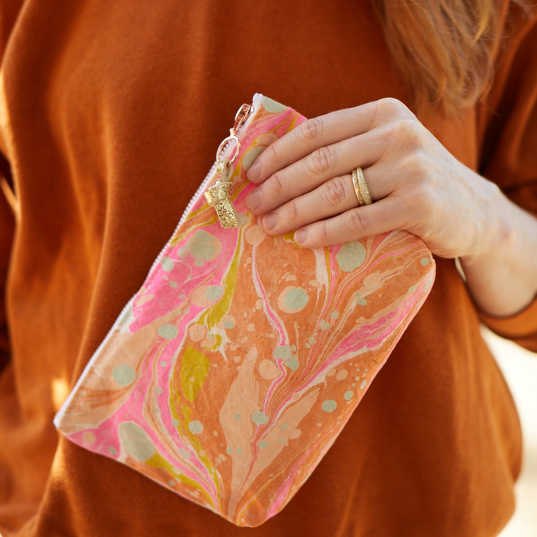 Astral Marbled Pouch Sailors Delight Large